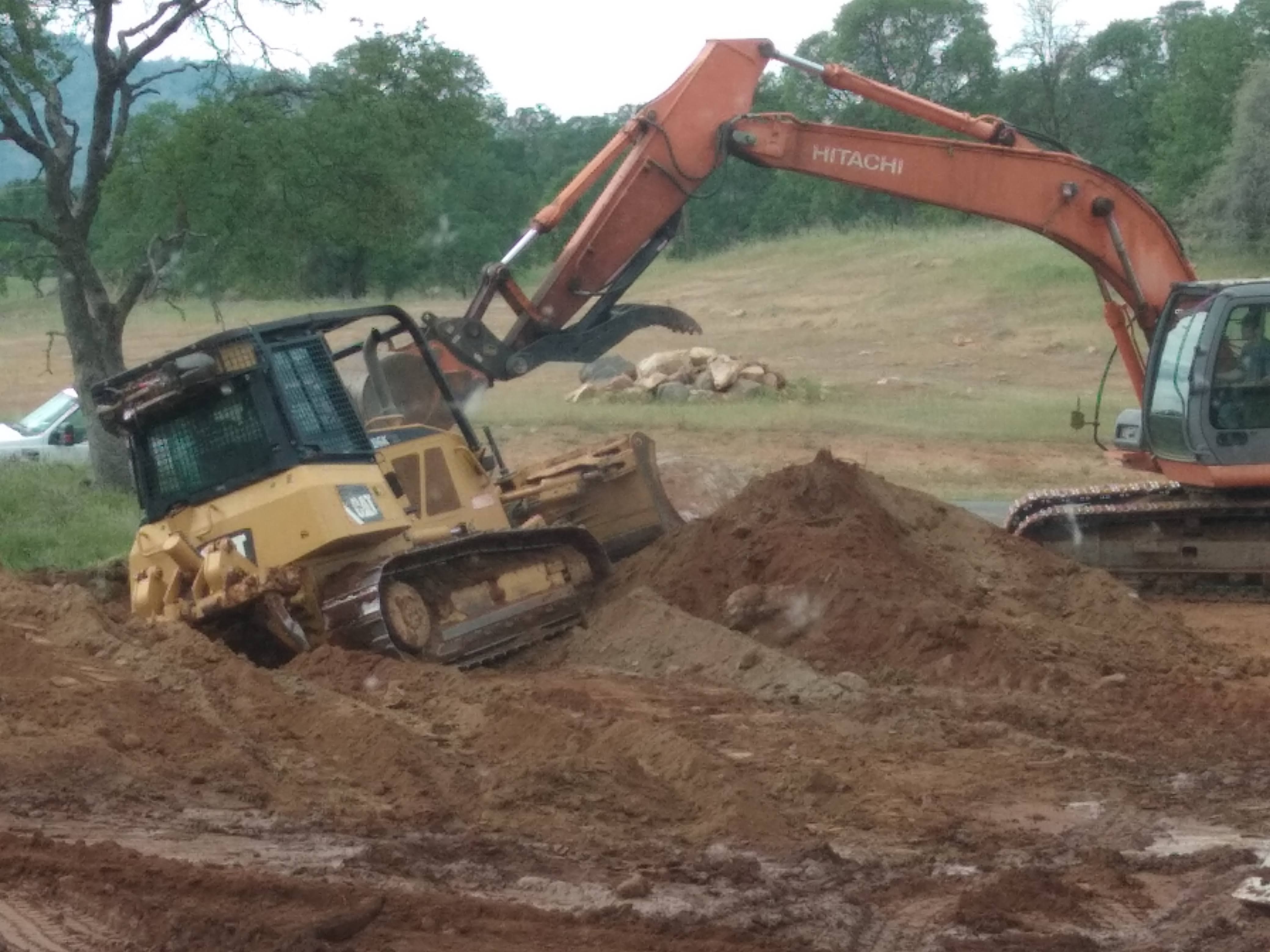 Structural demolition project in Mariposa
